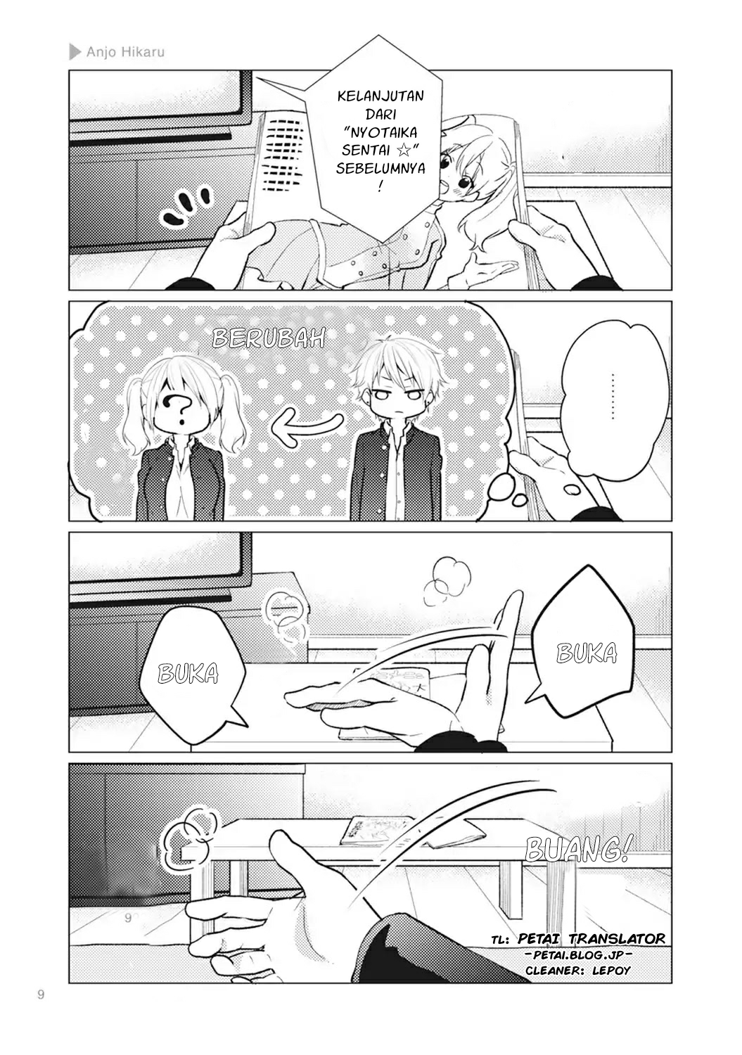 Nyotai-ka + Kanojo Chapter 1 - halaman 7
