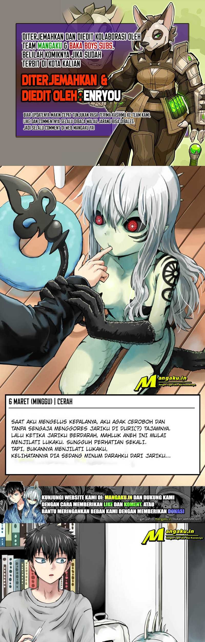 Observation Diary On A Creature I Picked Up Chapter 6 - halaman 1