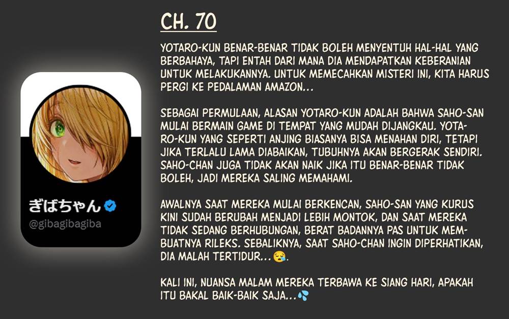 Ochame na Okusan to no Nichijou Chabangoto Chapter 70 - halaman 3