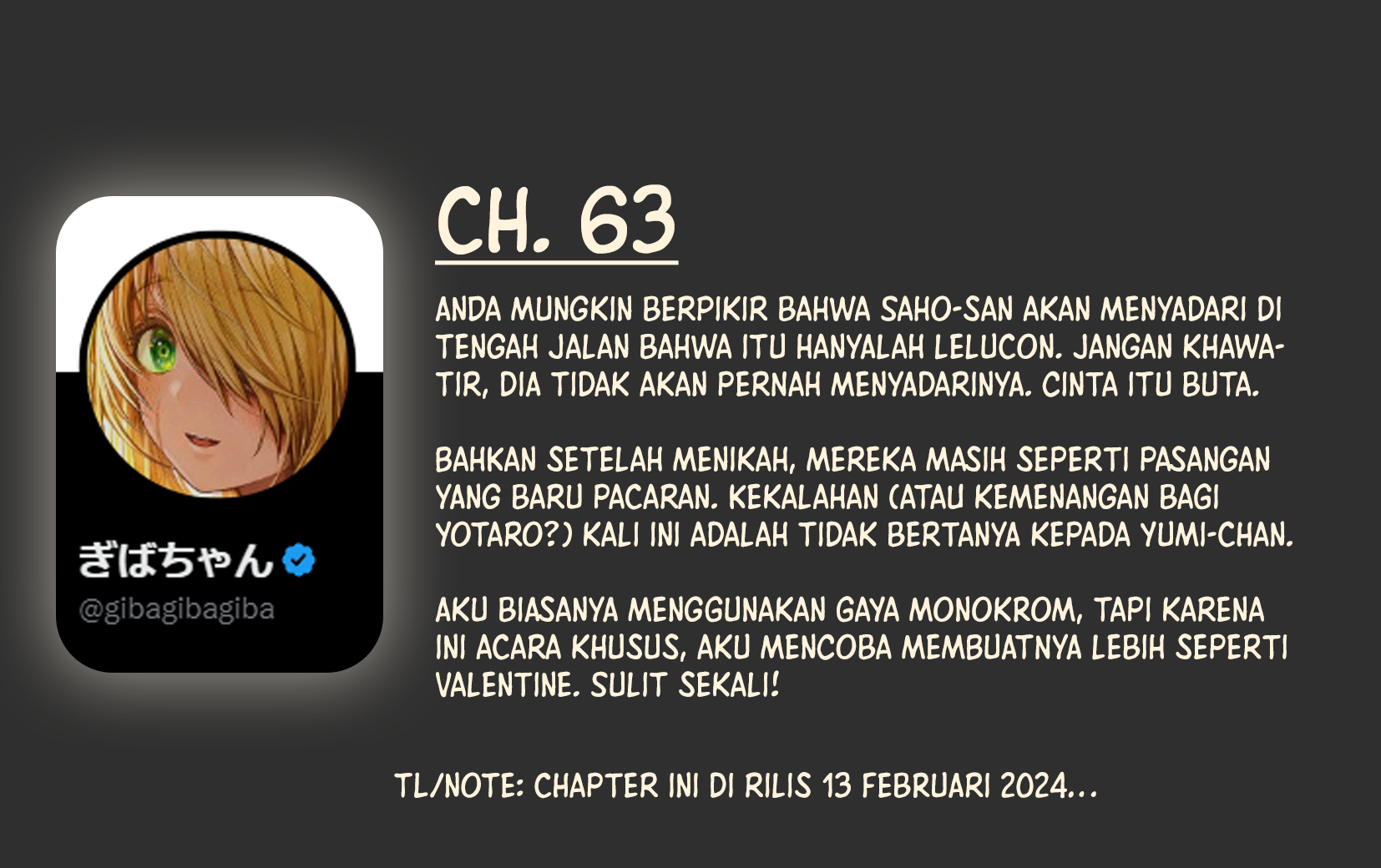 Ochame na Okusan to no Nichijou Sahanji Chapter 63 - halaman 3