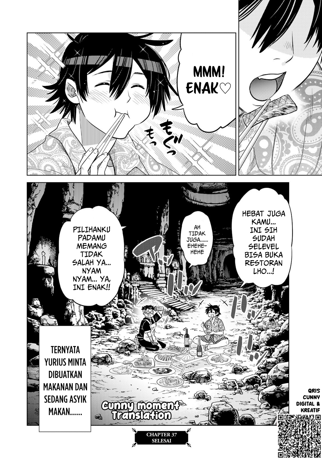 Ochikobore Datta Ani ga Jitsu wa Saikyou: Shijou Saikyou no Yuusha wa Tenseishi, Gakuen de Mujikaku ni Musou suru Chapter 37 - halaman 53