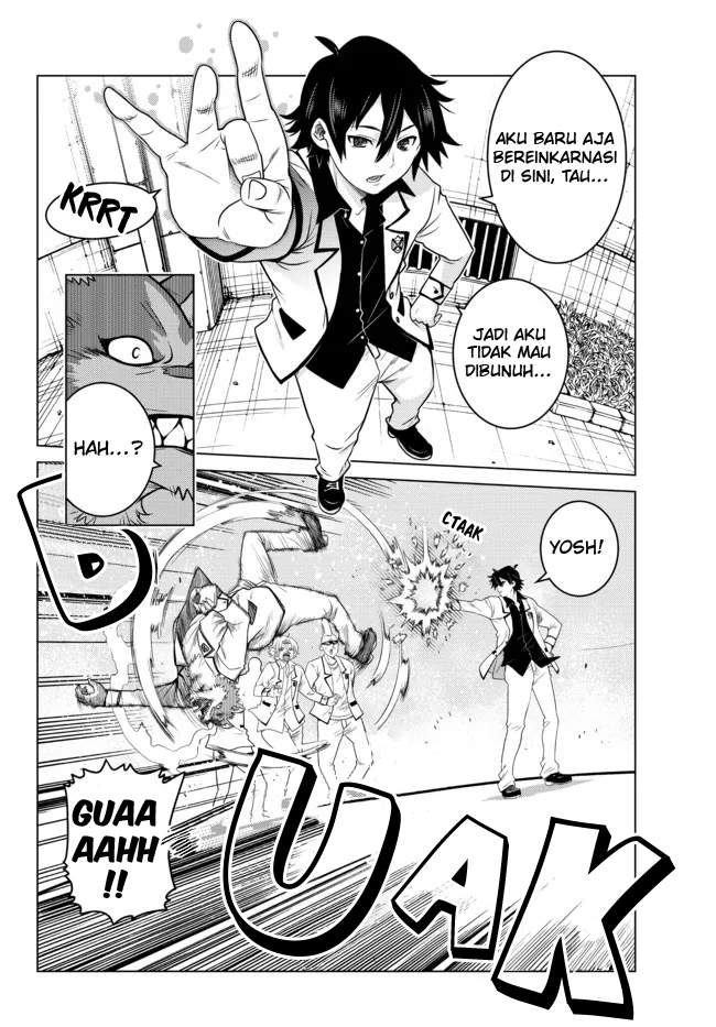 Ochikobore Datta Ani Ga Jitsuha Saikyou: Shijou Saikyou No Yuusha Wa Tensei-shi, Gakuen De Mujikaku Ni Musou Suru Chapter 1 - halaman 21