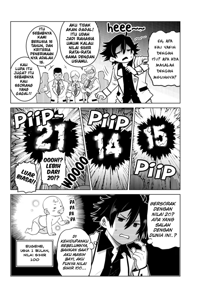 Ochikobore Datta Ani Ga Jitsuha Saikyou: Shijou Saikyou No Yuusha Wa Tensei-shi, Gakuen De Mujikaku Ni Musou Suru Chapter 1 - halaman 35