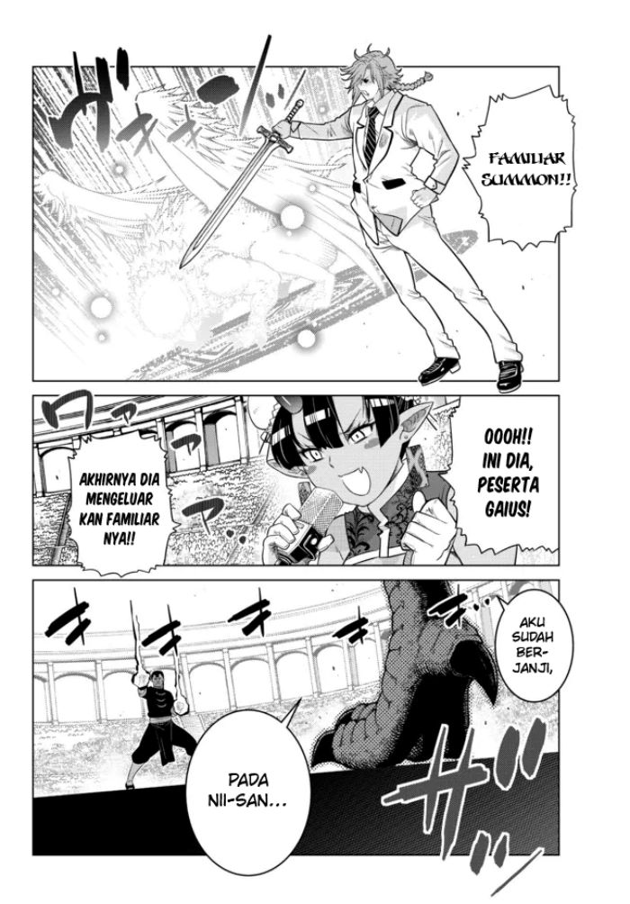Ochikobore Datta Ani Ga Jitsuha Saikyou: Shijou Saikyou No Yuusha Wa Tensei-shi, Gakuen De Mujikaku Ni Musou Suru Chapter 13 - halaman 10
