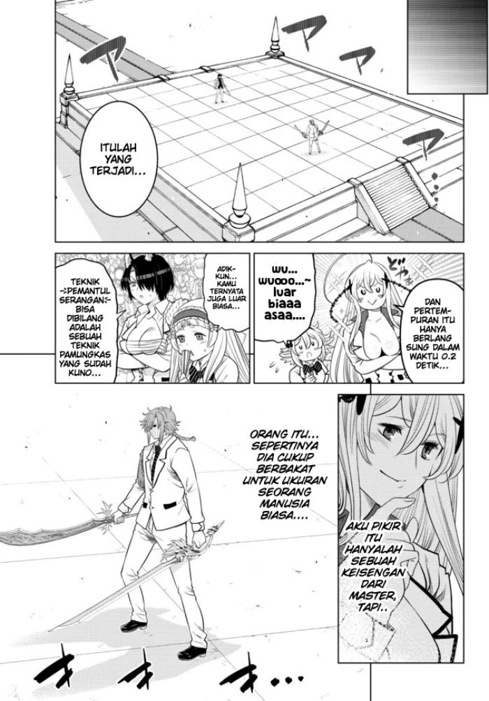 Ochikobore Datta Ani Ga Jitsuha Saikyou: Shijou Saikyou No Yuusha Wa Tensei-shi, Gakuen De Mujikaku Ni Musou Suru Chapter 14 - halaman 19