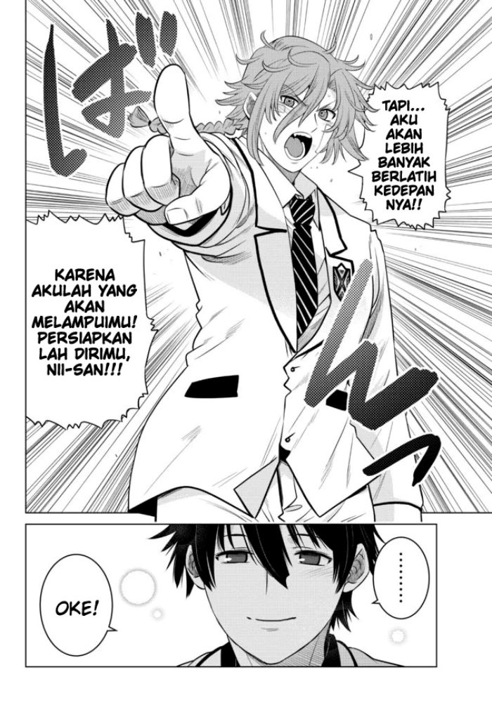 Ochikobore Datta Ani Ga Jitsuha Saikyou: Shijou Saikyou No Yuusha Wa Tensei-shi, Gakuen De Mujikaku Ni Musou Suru Chapter 14 - halaman 41