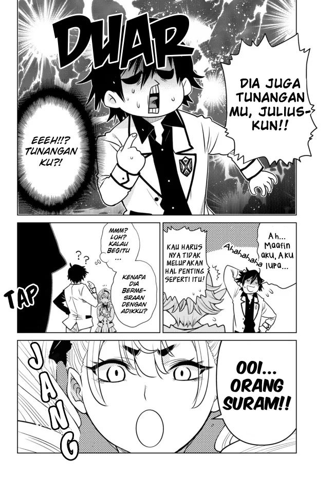 Ochikobore Datta Ani Ga Jitsuha Saikyou: Shijou Saikyou No Yuusha Wa Tensei-shi, Gakuen De Mujikaku Ni Musou Suru Chapter 2.2 - halaman 9