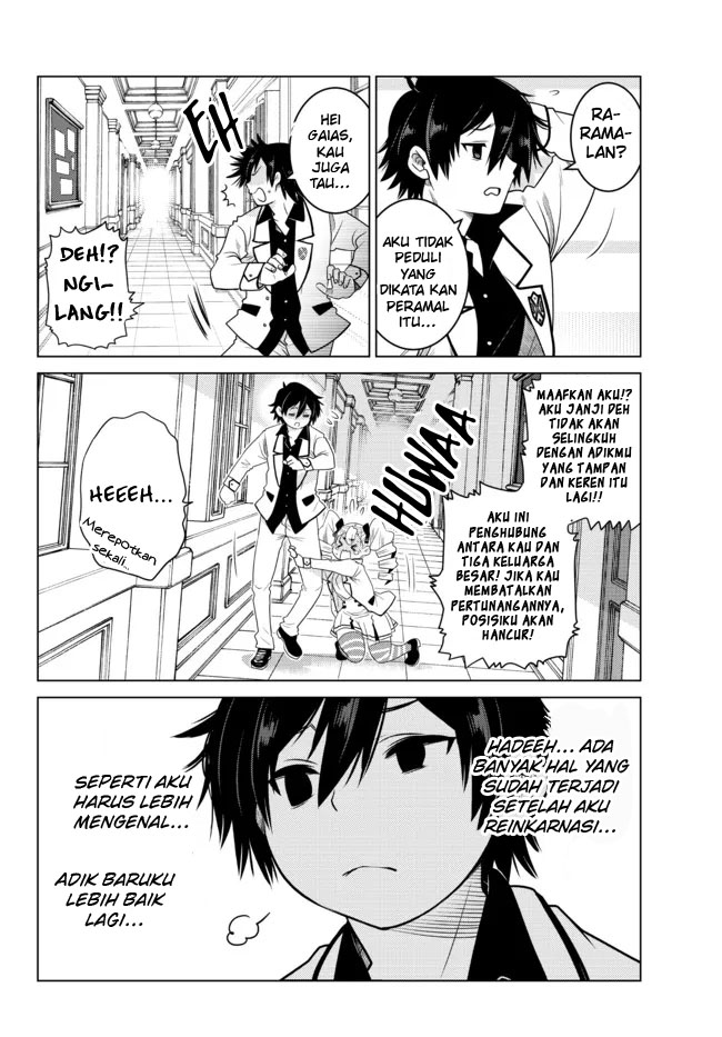 Ochikobore Datta Ani Ga Jitsuha Saikyou: Shijou Saikyou No Yuusha Wa Tensei-shi, Gakuen De Mujikaku Ni Musou Suru Chapter 2.5 - halaman 3