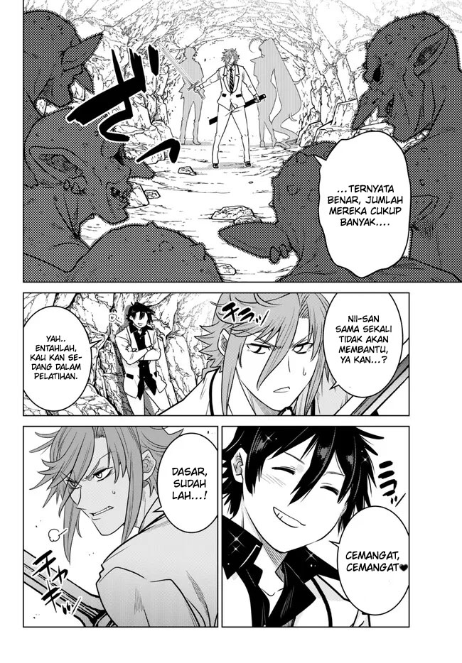 Ochikobore Datta Ani Ga Jitsuha Saikyou: Shijou Saikyou No Yuusha Wa Tensei-shi, Gakuen De Mujikaku Ni Musou Suru Chapter 21 - halaman 17