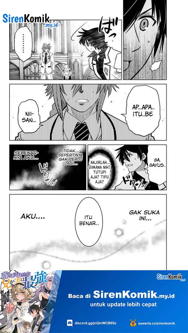 Ochikobore Datta Ani Ga Jitsuha Saikyou: Shijou Saikyou No Yuusha Wa Tensei-shi, Gakuen De Mujikaku Ni Musou Suru Chapter 24 - halaman 12