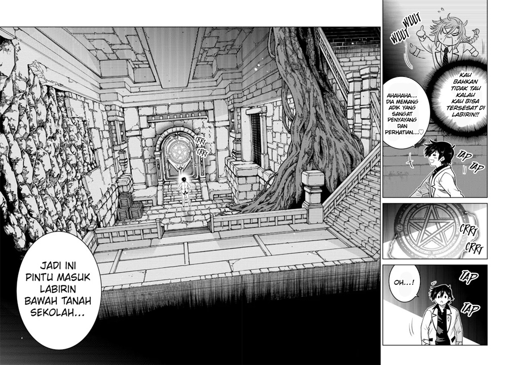 Ochikobore Datta Ani Ga Jitsuha Saikyou: Shijou Saikyou No Yuusha Wa Tensei-shi, Gakuen De Mujikaku Ni Musou Suru Chapter 5 - halaman 35