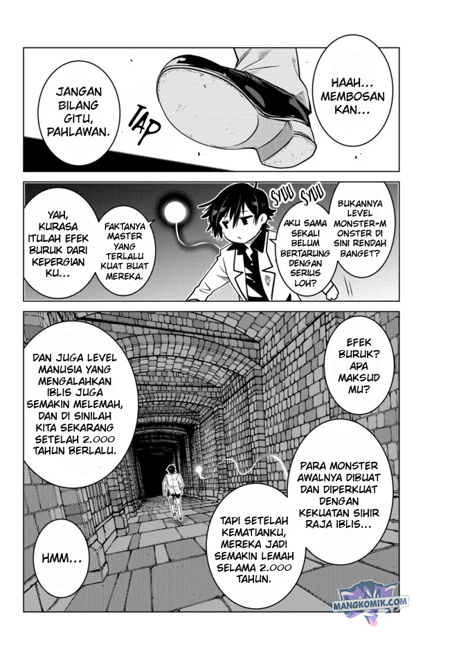 Ochikobore Datta Ani Ga Jitsuha Saikyou: Shijou Saikyou No Yuusha Wa Tensei-shi, Gakuen De Mujikaku Ni Musou Suru Chapter 5 - halaman 44