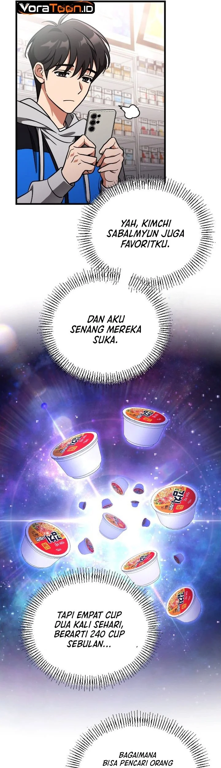 Offering Kimchi Cup Noodles to the Gods' Group Chat Chapter 1 - halaman 22