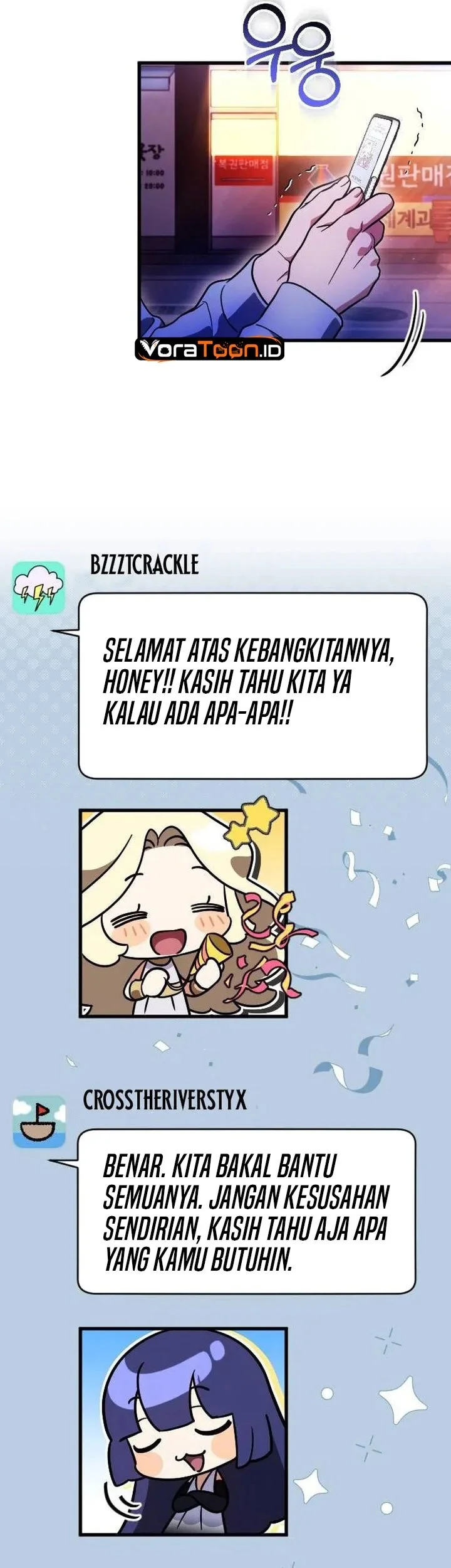 Offering Kimchi Cup Noodles to the Gods' Group Chat Chapter 2 - halaman 12