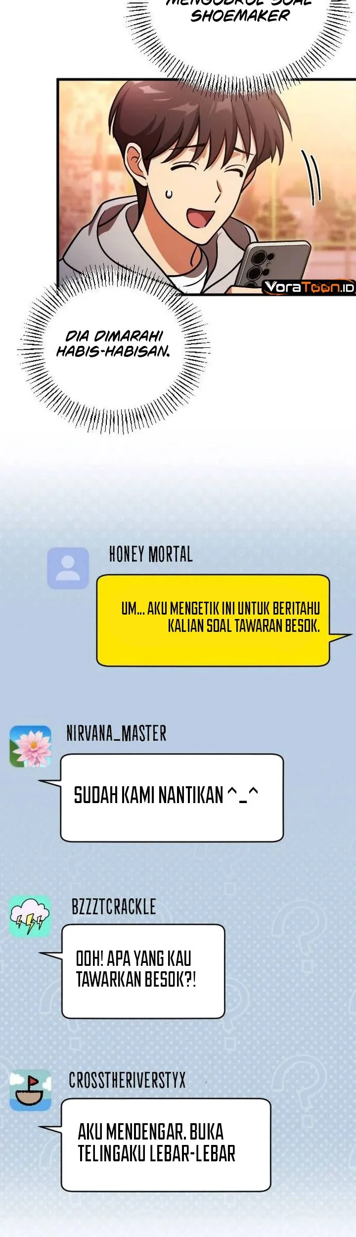 Offering Kimchi Cup Noodles to the Gods' Group Chat Chapter 6 - halaman 2