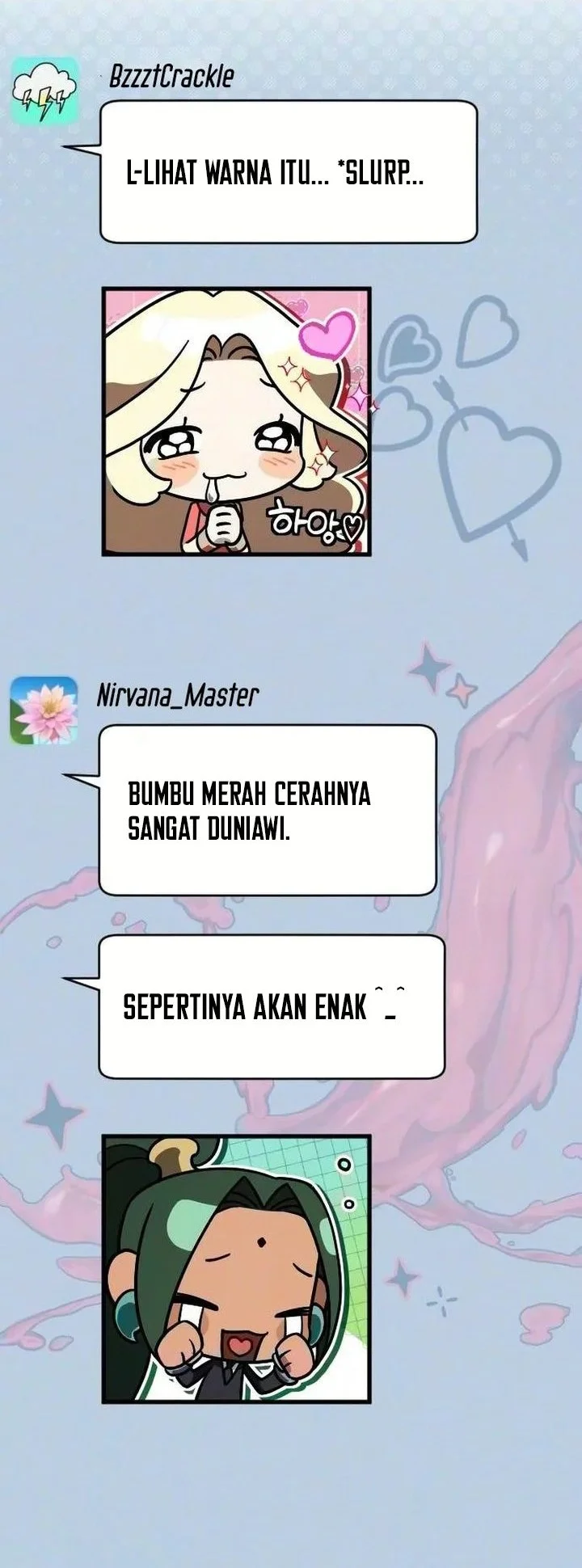 Offering Kimchi Cup Noodles to the Gods' Group Chat Chapter 7 - halaman 17