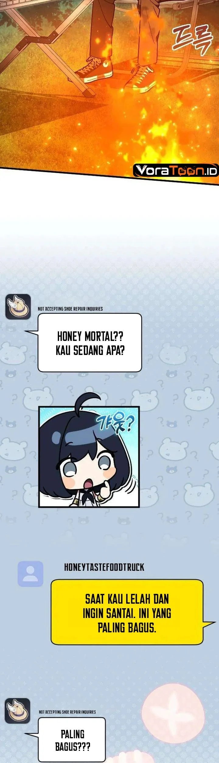 Offering Kimchi Cup Noodles to the Gods' Group Chat Chapter 8 - halaman 16
