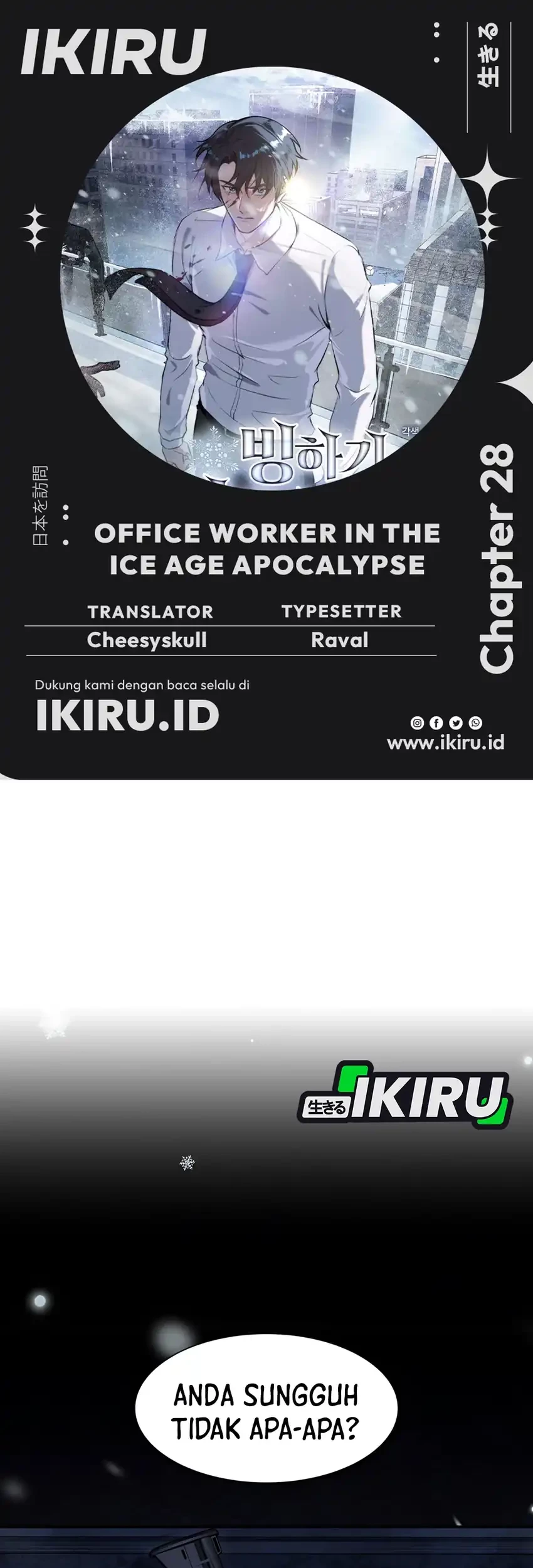 Office Worker in the Ice Age Apocalypse Chapter 28 - halaman 1