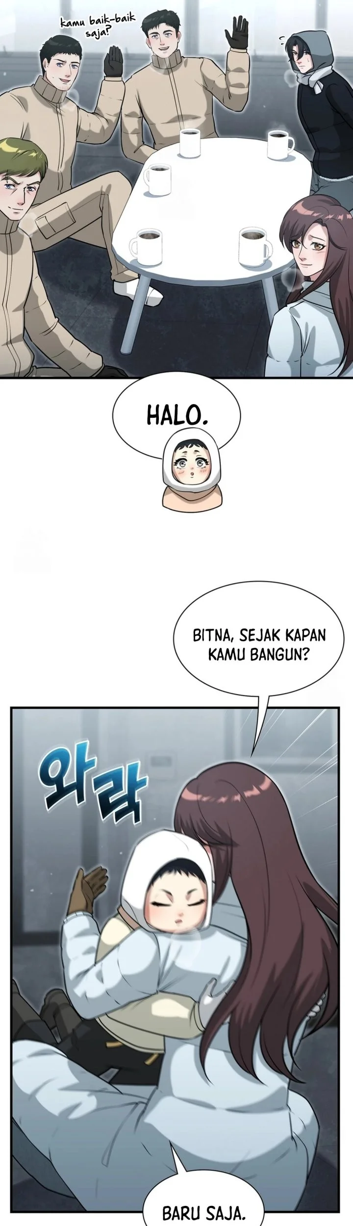 Office Worker in the Ice Age Apocalypse Chapter 50 - halaman 60