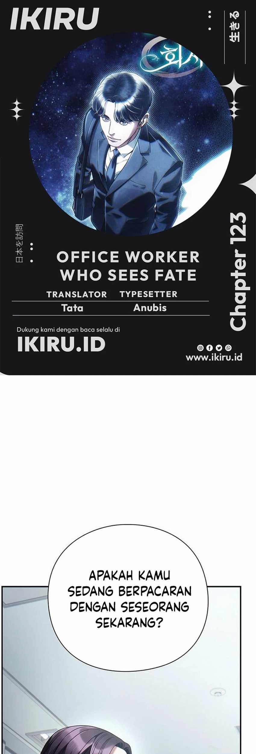 Office Worker Who Sees Fate Chapter 123 - halaman 1