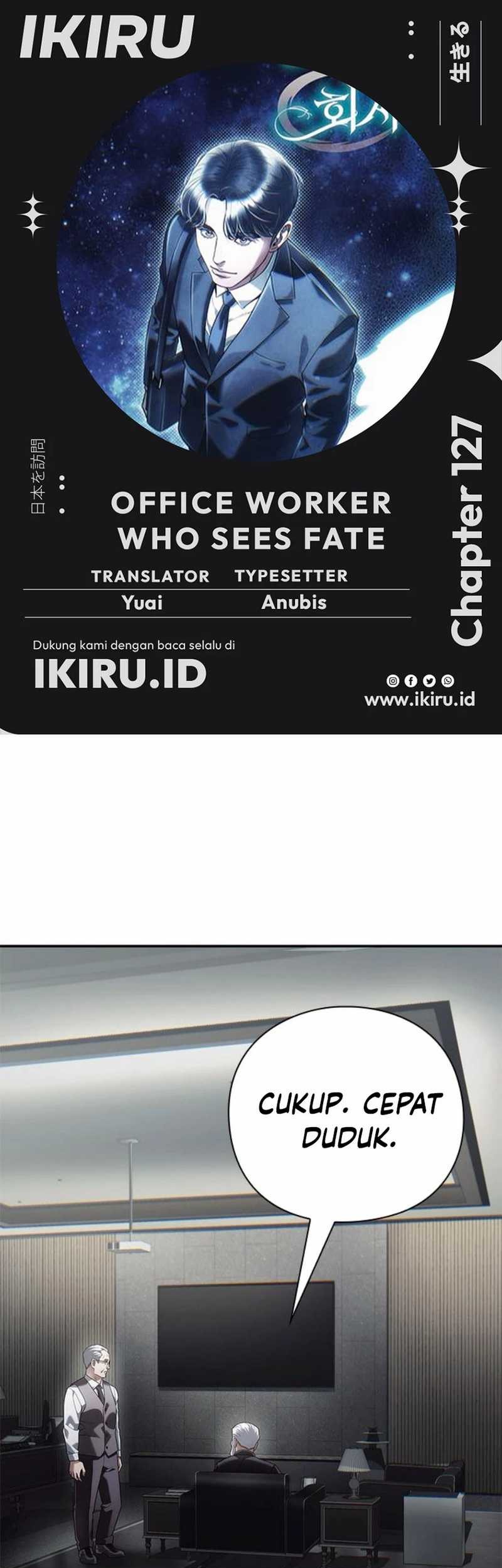 Office Worker Who Sees Fate Chapter 127 - halaman 1