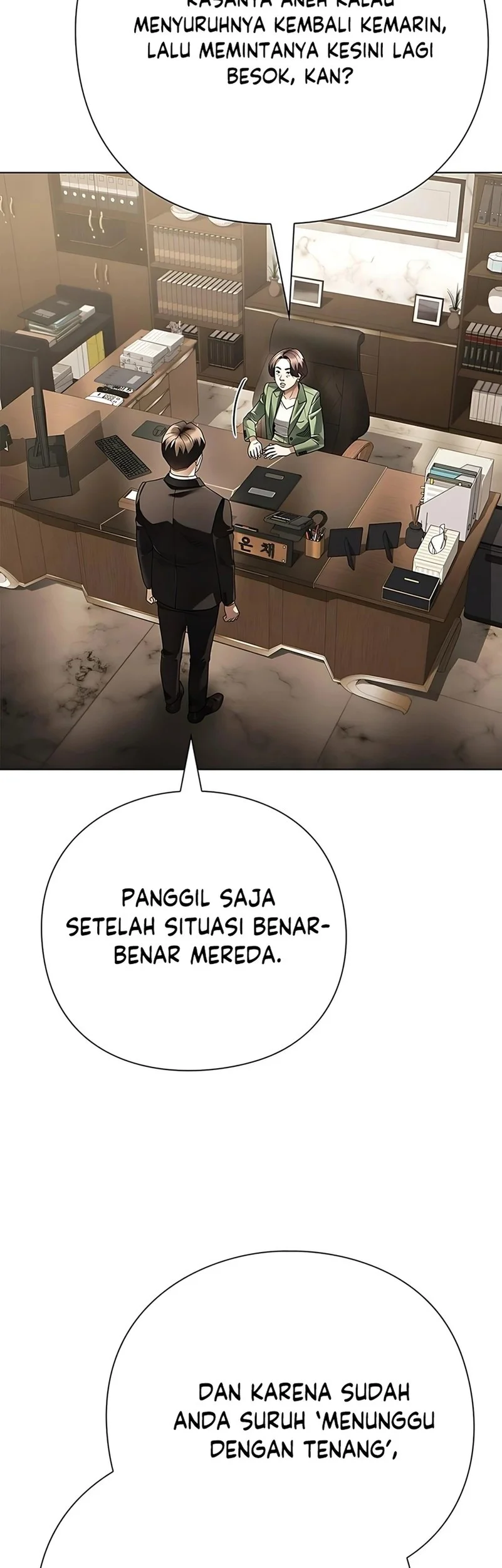 Office Worker Who Sees Fate Chapter 148 - halaman 54