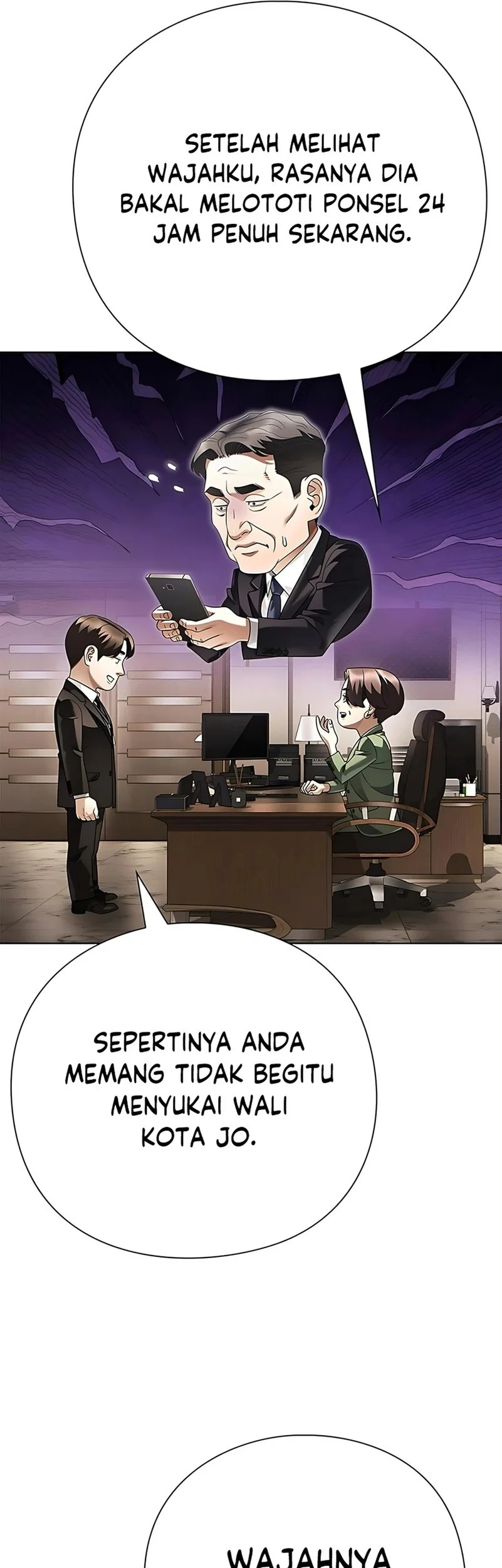 Office Worker Who Sees Fate Chapter 148 - halaman 56
