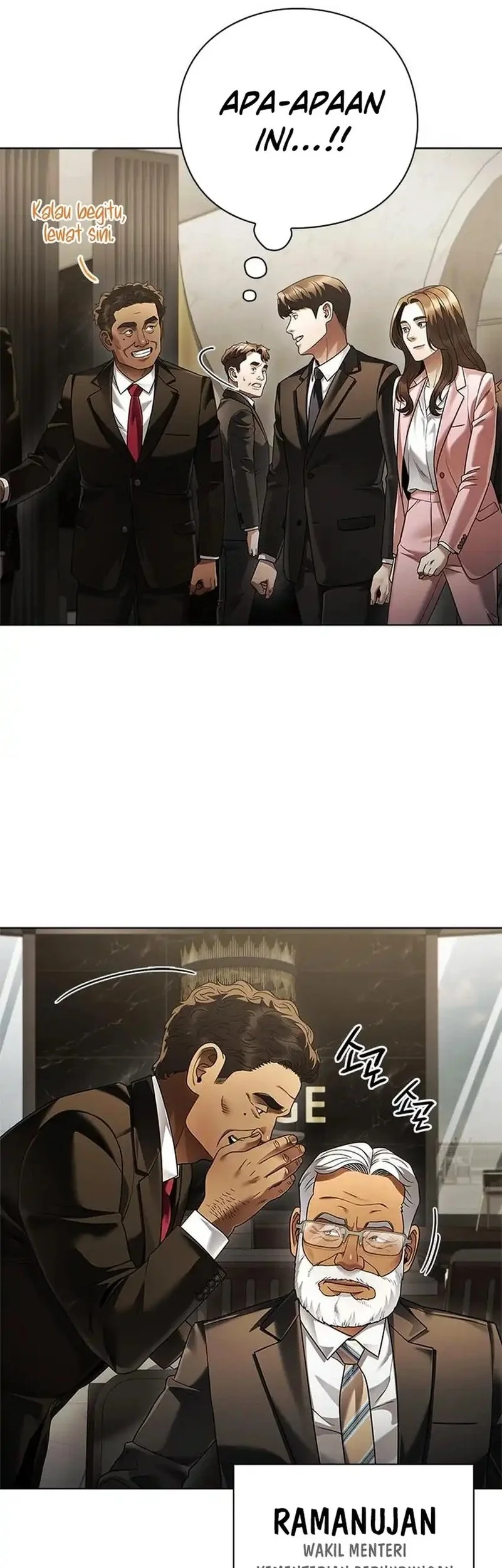 Office Worker Who Sees Fate Chapter 151 - halaman 55