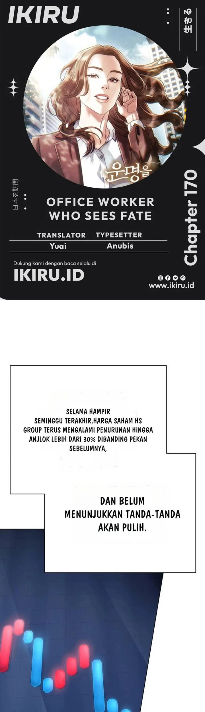 Office Worker Who Sees Fate Chapter 170 - halaman 1
