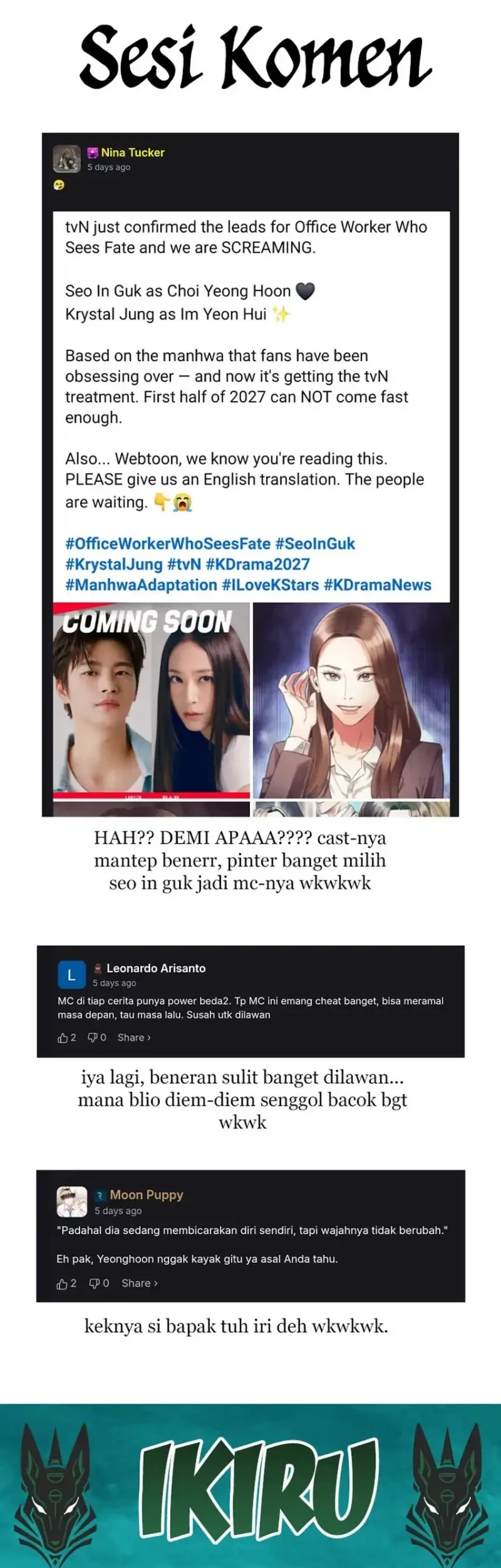 Office Worker Who Sees Fate Chapter 174 - halaman 91