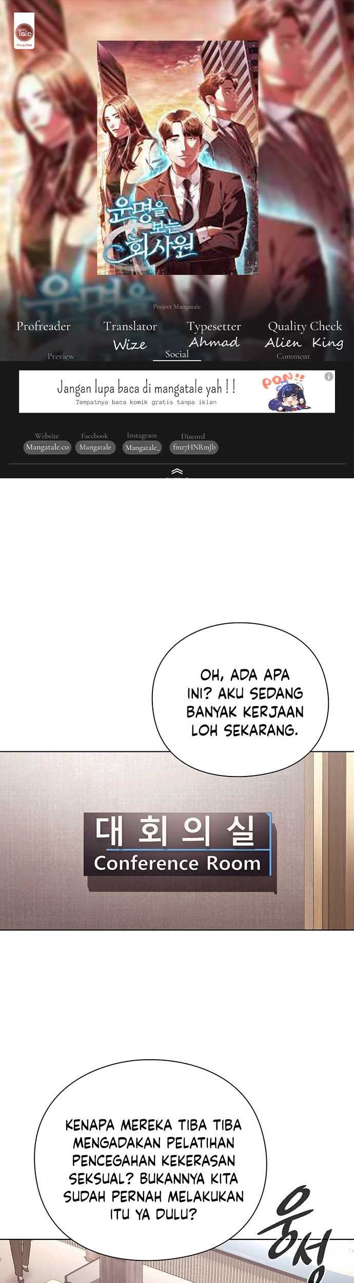 Office Worker Who Sees Fate Chapter 38 - halaman 1
