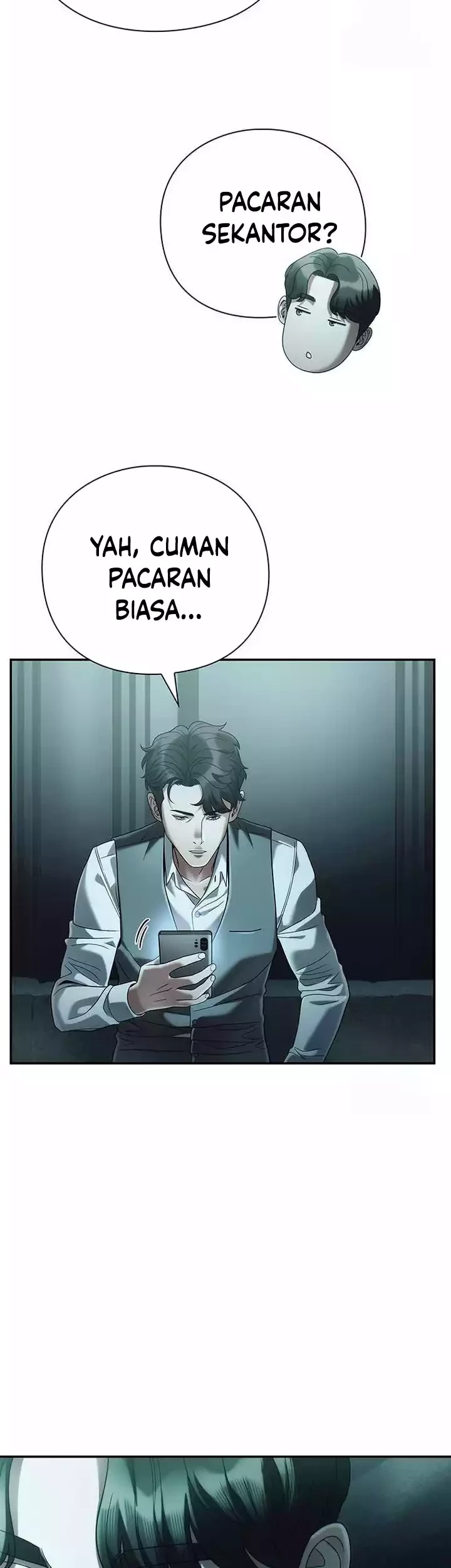Office Worker Who Sees Fate Chapter 98 - halaman 55
