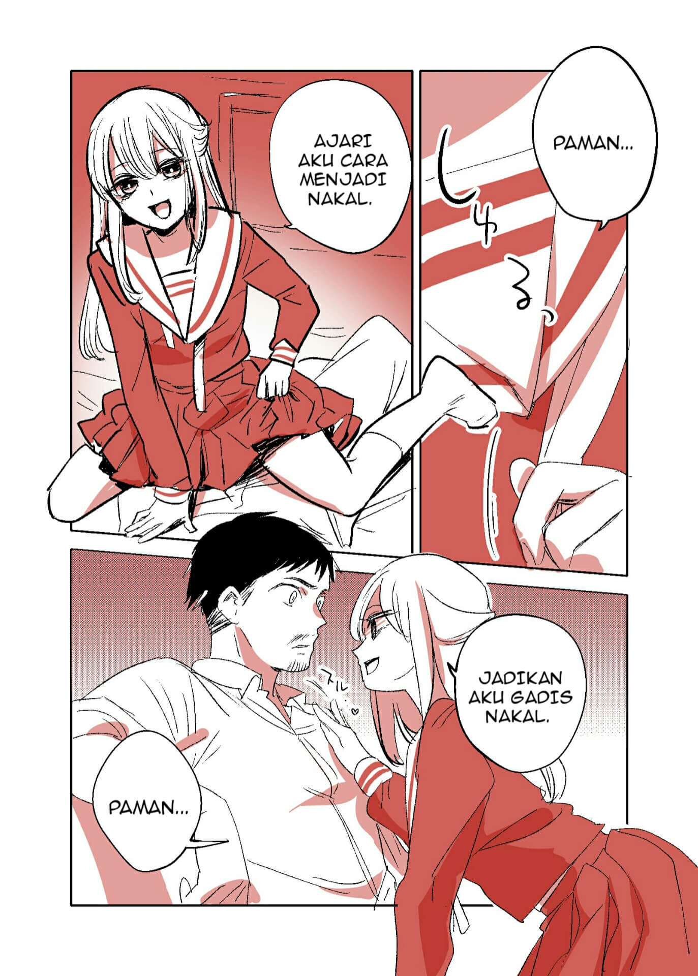 Oji-san ga Joshi●sei ni Warui Koto wo Oshieru Chapter 1 - halaman 2