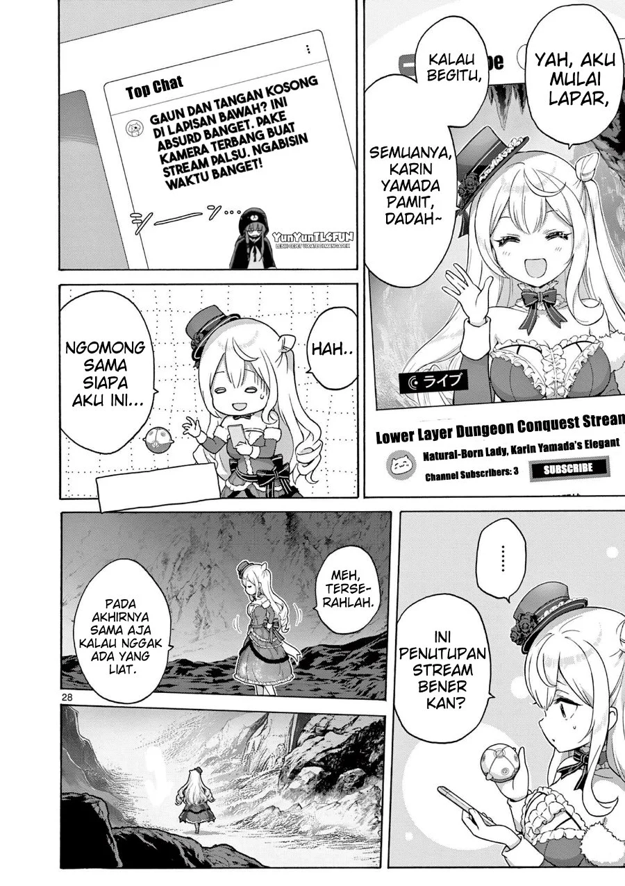 Ojousama-kei Teihen Dungeon Haishinsha, Meiwaku-kei o Bokottara Bazutte Densetsu ni Nattemasu wa!? Chapter 1 - halaman 26