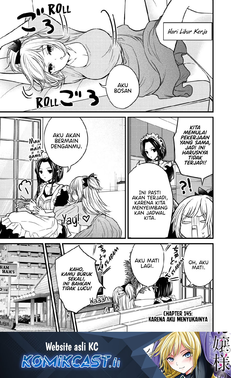 Ojousama no Shimobe Chapter 145 - halaman 1