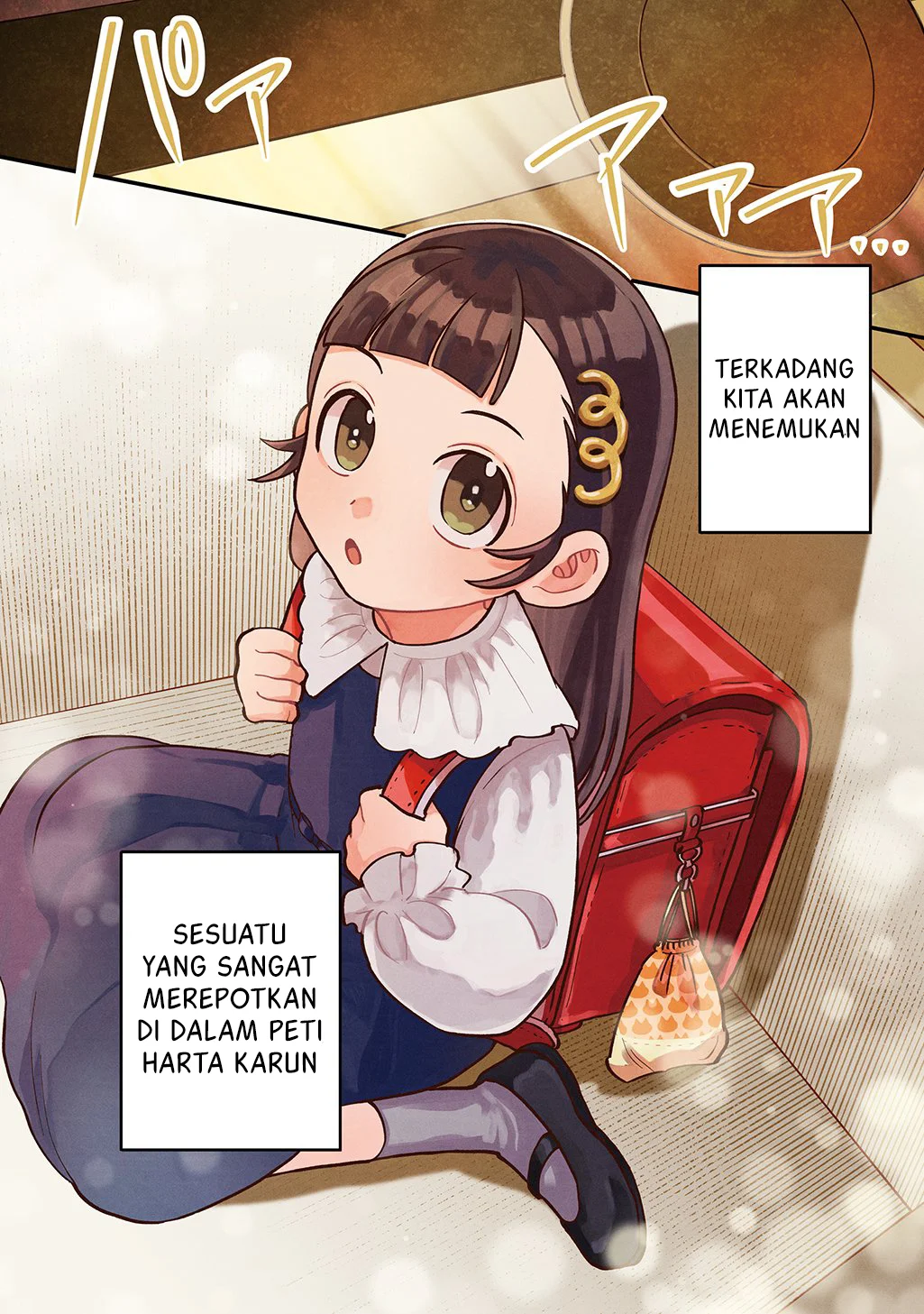 Okami To Randoseru ~Kyu Saishuka To Tensei Musume No Danjon Gohan~ Chapter 1 - halaman 5