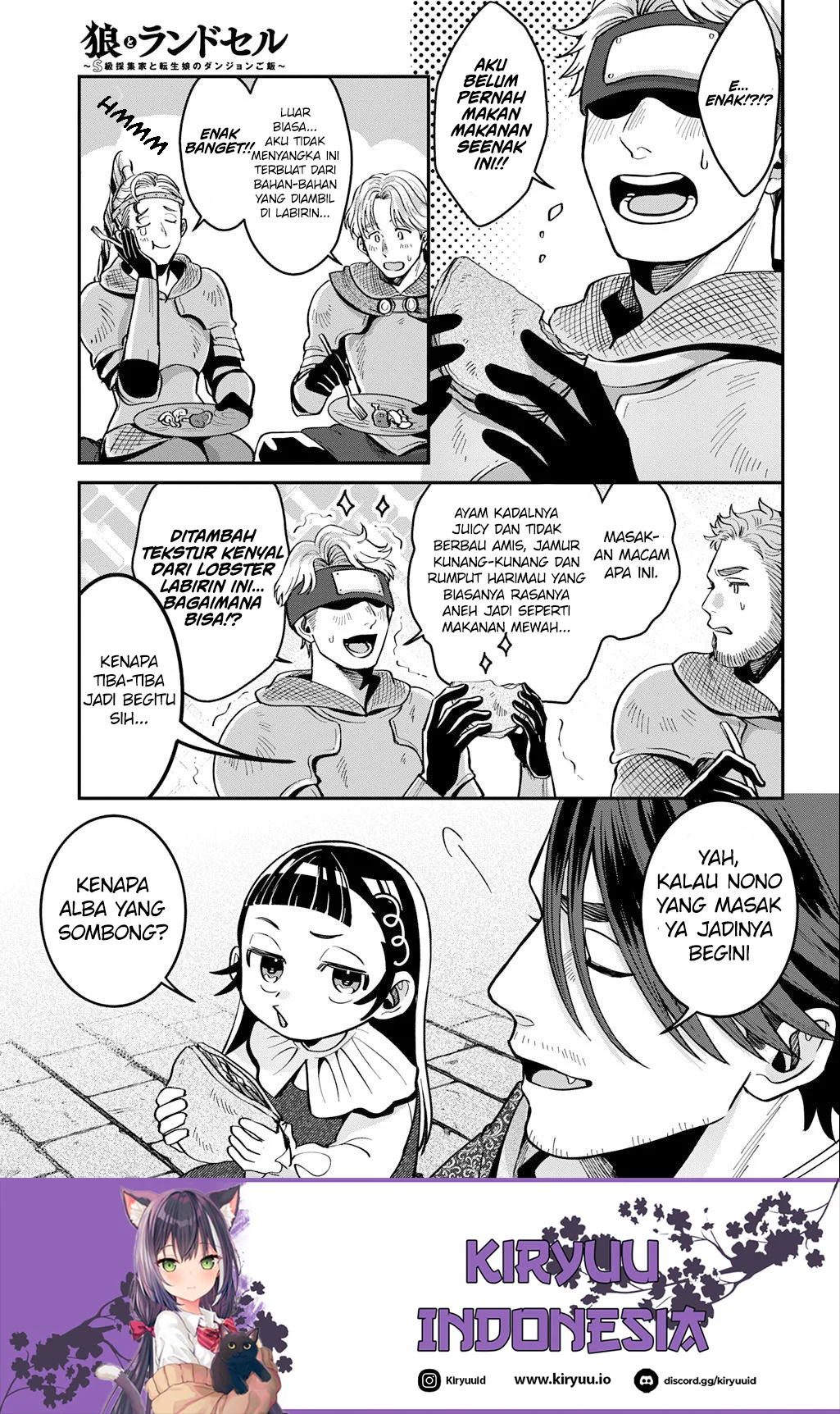 Okami To Randoseru ~Kyu Saishuka To Tensei Musume No Danjon Gohan~ Chapter 2.2 - halaman 21
