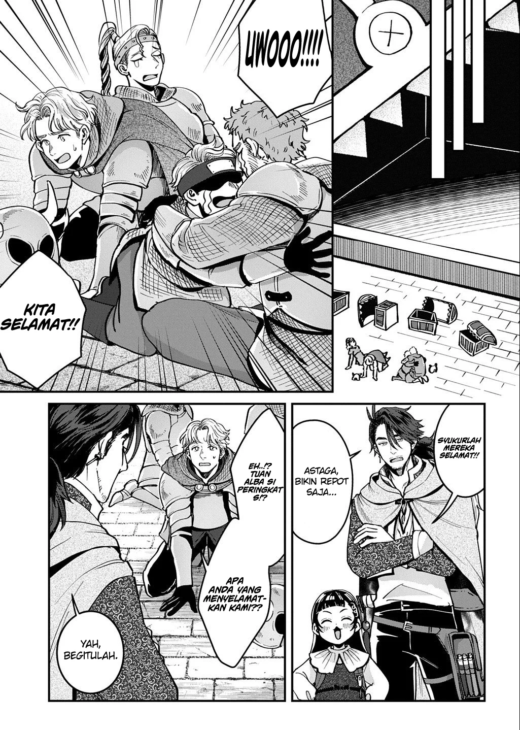 Okami To Randoseru ~Kyu Saishuka To Tensei Musume No Danjon Gohan~ Chapter 2.2 - halaman 7
