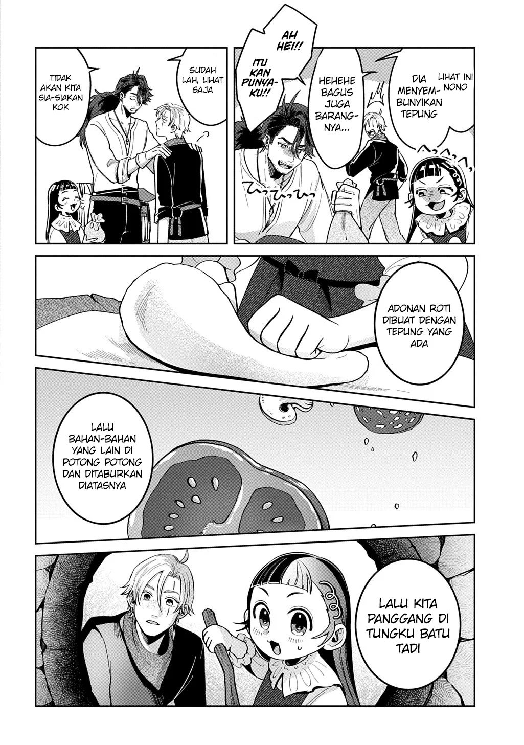Okami To Randoseru ~Kyu Saishuka To Tensei Musume No Danjon Gohan~ Chapter 3 - halaman 28
