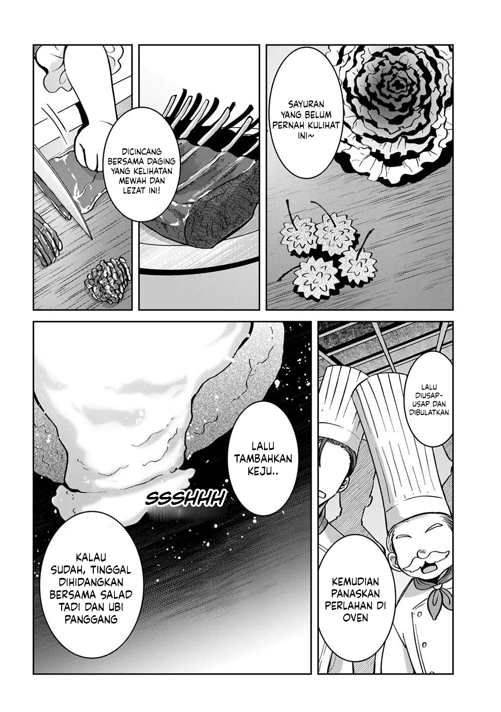 Okami To Randoseru ~Kyu Saishuka To Tensei Musume No Danjon Gohan~ Chapter 5 - halaman 33