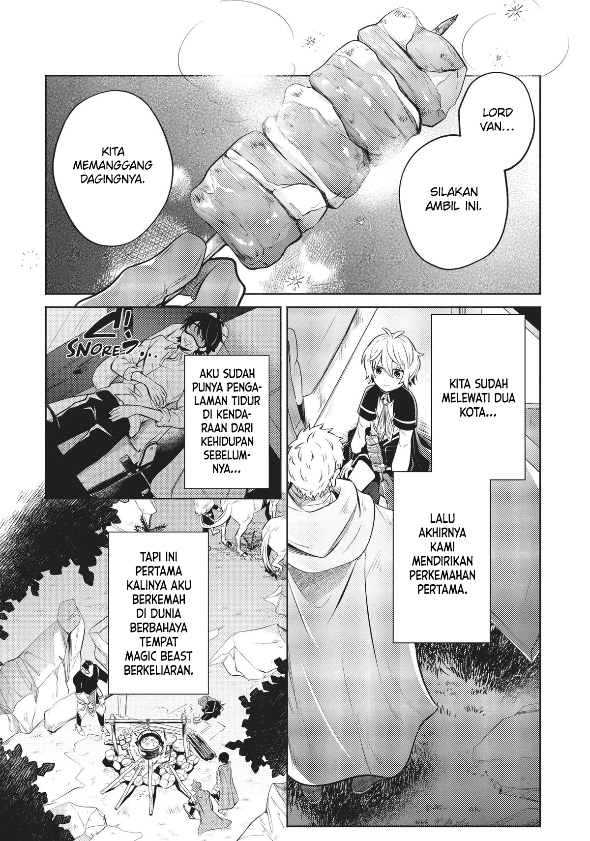 Okiraku Ryoushu no Tanoshii Ryouchi Bouei Chapter 4 - halaman 22