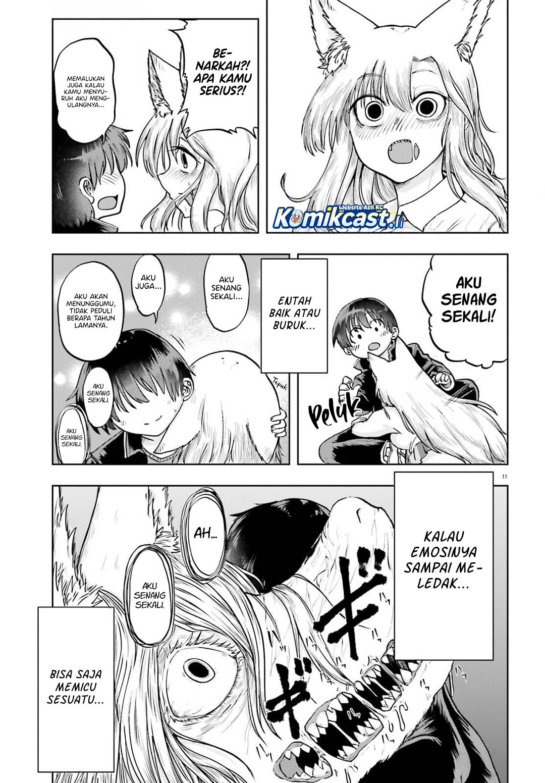 Okitsune Gal Katabami-san Chapter 19 - halaman 11