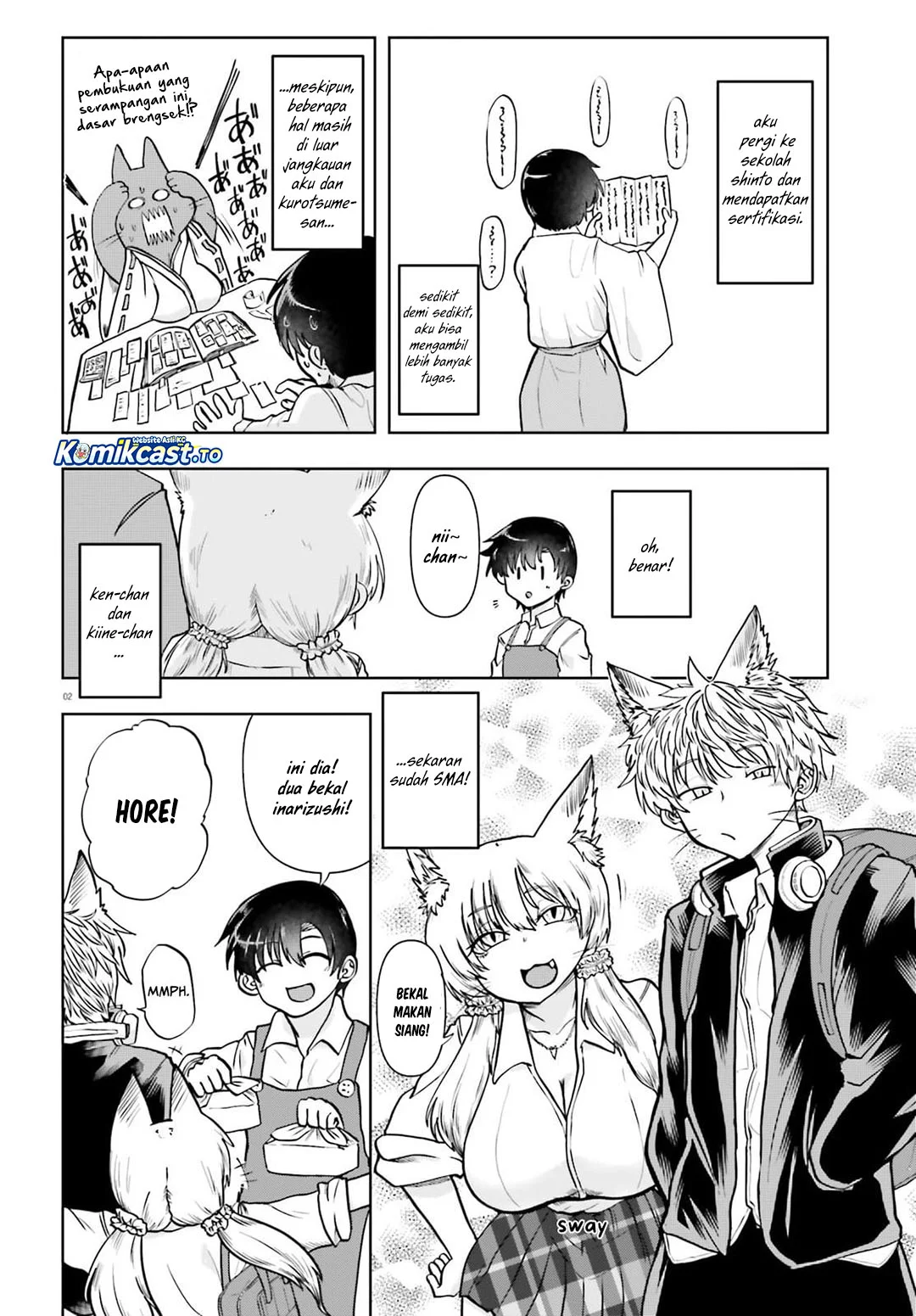 Okitsune Gal Katabami-san Chapter 21 - halaman 2