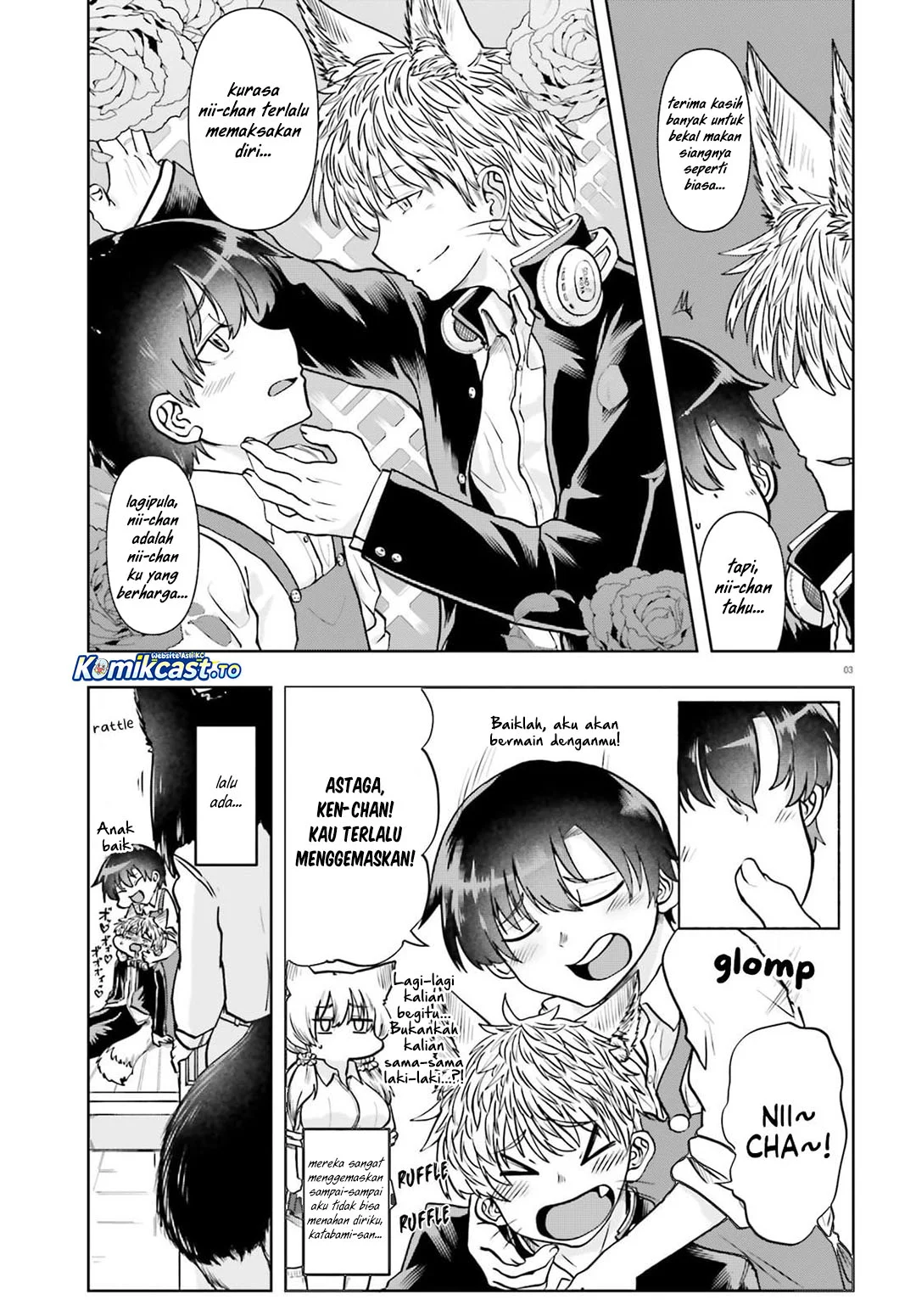 Okitsune Gal Katabami-san Chapter 21 - halaman 3
