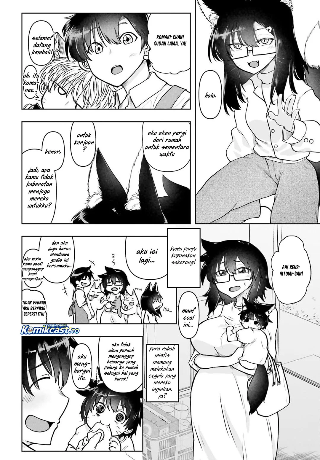 Okitsune Gal Katabami-san Chapter 21 - halaman 4