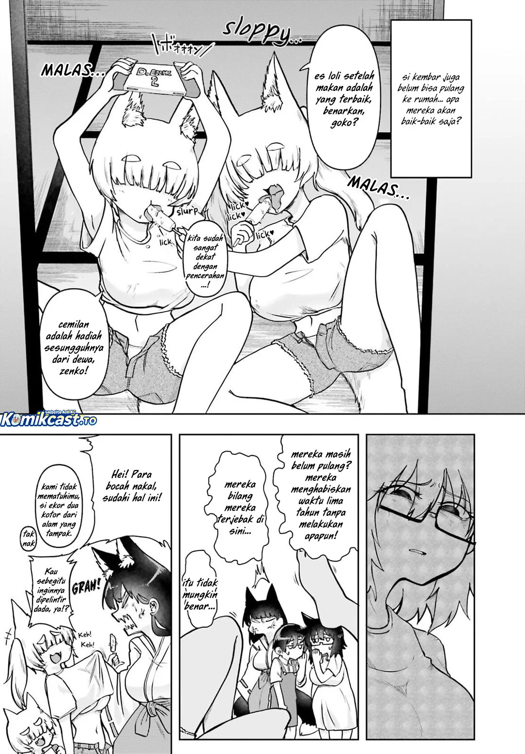 Okitsune Gal Katabami-san Chapter 21 - halaman 6