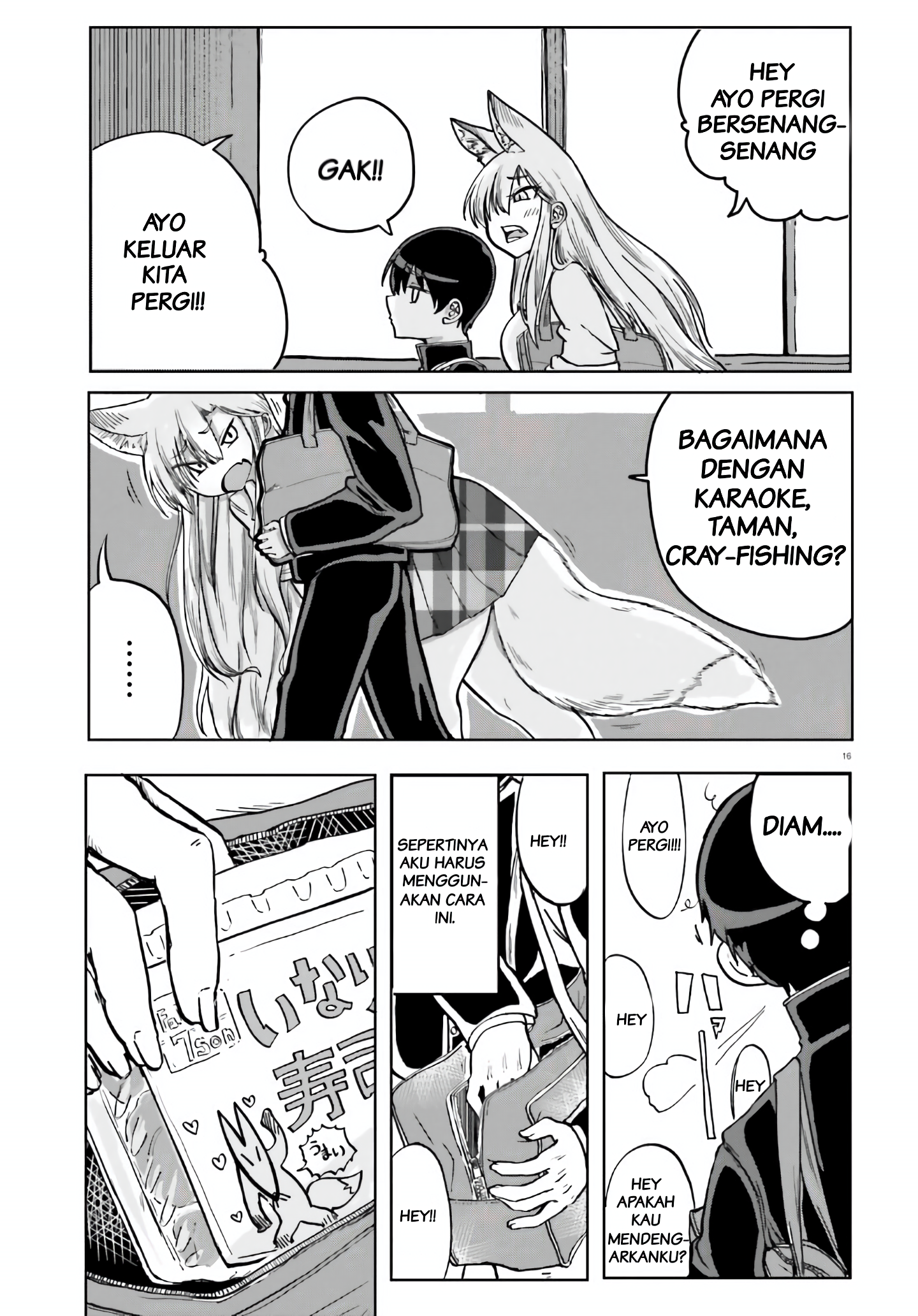 Okitsune Gal no Katabami-san Chapter 1 - halaman 14