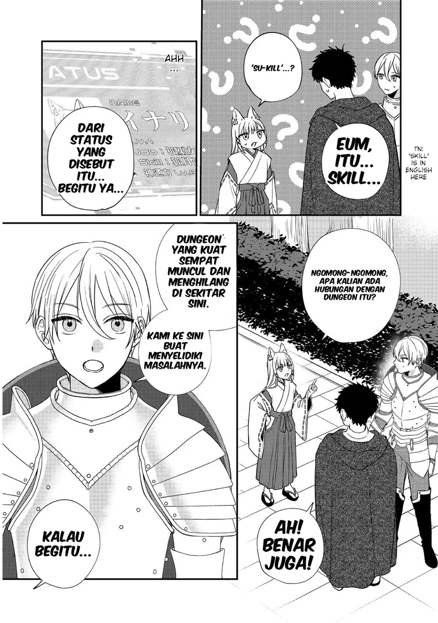 Okitsune-sama ni Onegai! ~Haison ni Nokotteta Kami-sama ga Fantasy-ka Shita Gendaishakai ni Hourikomaretara Saikyou Datta~ Chapter 1.1 - halaman 3
