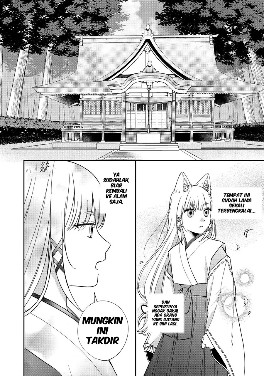 Okitsune-sama ni Onegai! ~Haison ni Nokotteta Kami-sama ga Fantasy-ka Shita Gendaishakai ni Hourikomaretara Saikyou Datta~ Chapter 1.1 - halaman 8