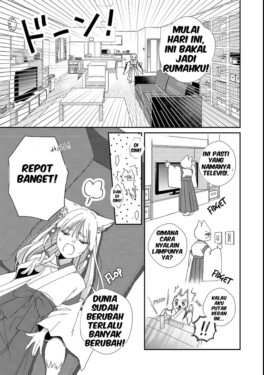 Okitsune-sama ni Onegai! ~Haison ni Nokotteta Kami-sama ga Fantasy-ka Shita Gendaishakai ni Hourikomaretara Saikyou Datta~ Chapter 3 - halaman 20